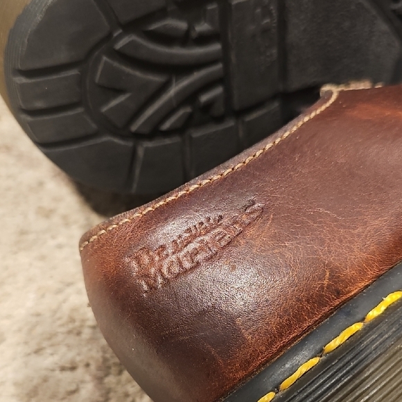 DR MARTENS AirWair BROWN LEA CHUNKY PLATFORM OXFORDS SHOES 8651 - Picture 4 of 4